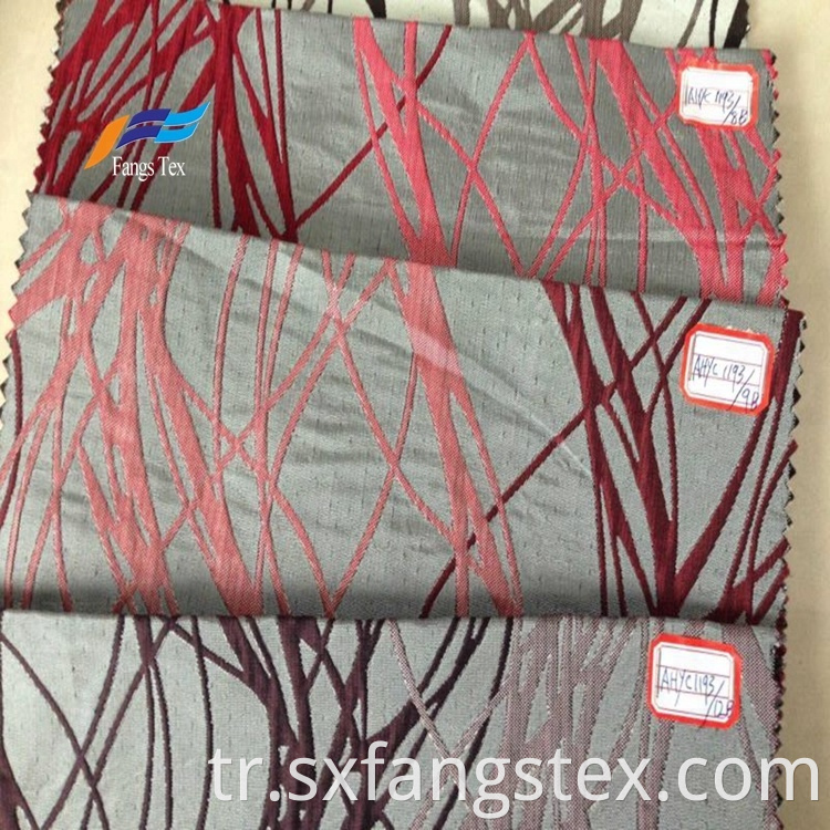 Wholesale Textured Polyester Embroidered Curtain Fabric 2